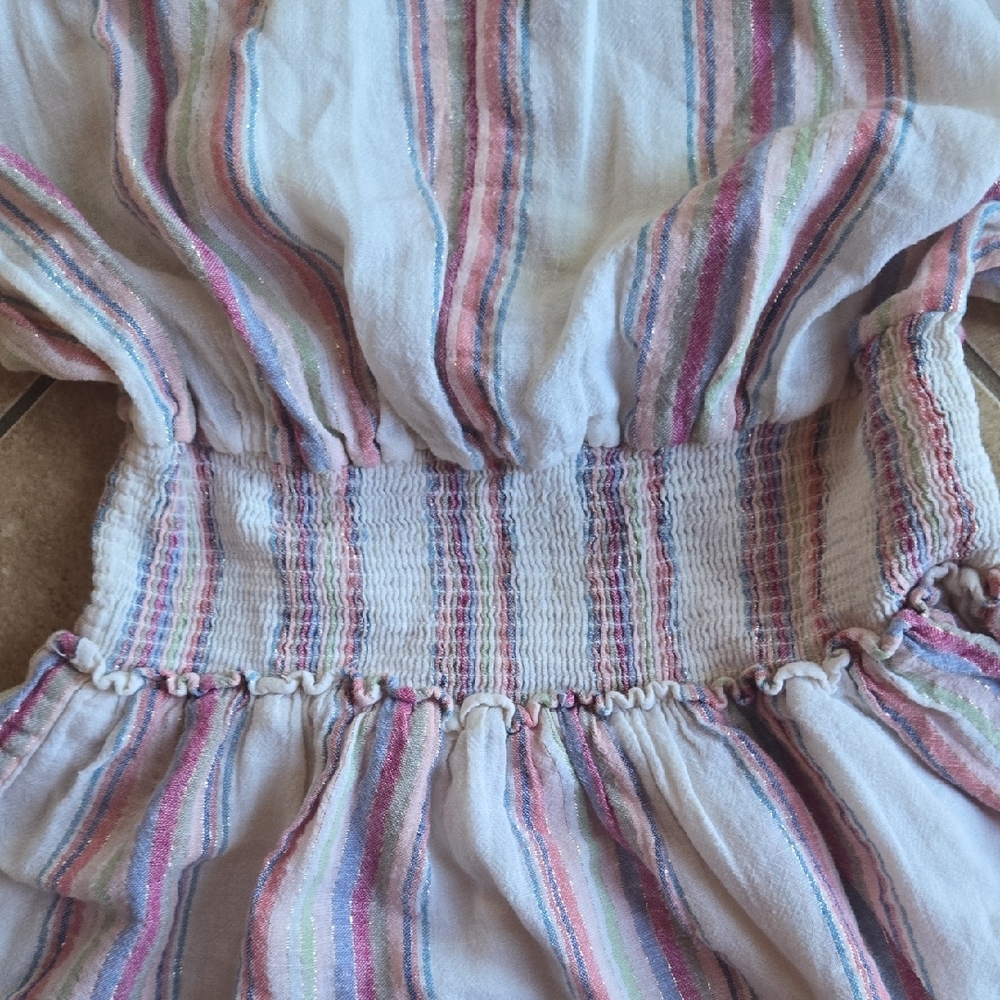 Rails Striped Mini Dress - Pink, Blue, White - Picture 6 of 10
